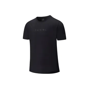 XTEP T Shirts Men Jet Black