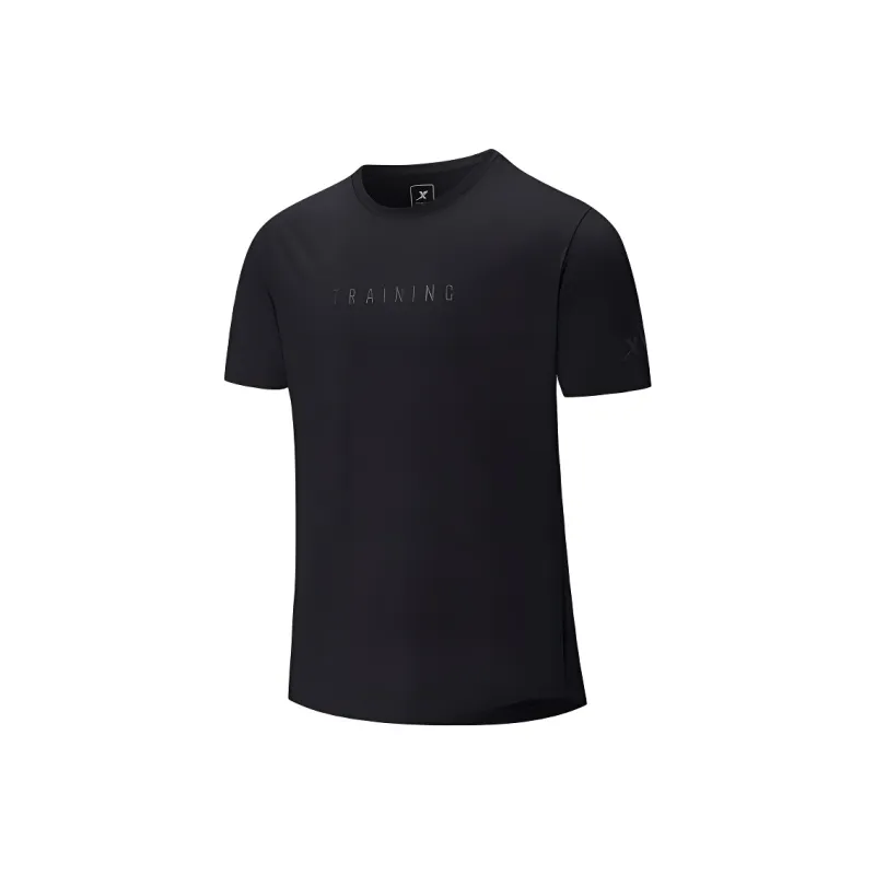 XTEP T Shirts Men Jet Black-0