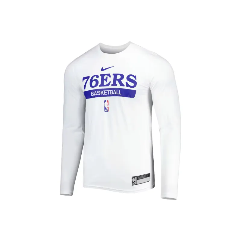 Nike x NBA Philadelphia 76ers T Shirt Men's White-0