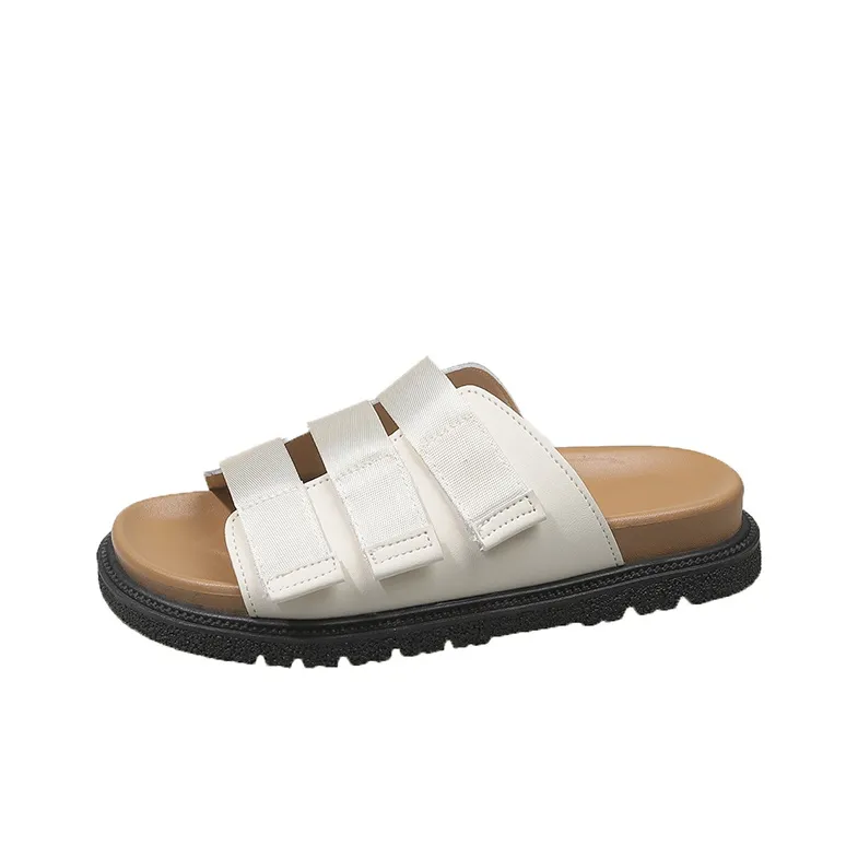 Puppytown Rubber Sole Slip Resistant Abrasion Resistant Slide Slippers Women's-0