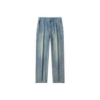 SNOW FLYING Jeans Unisex Vintage Blue
