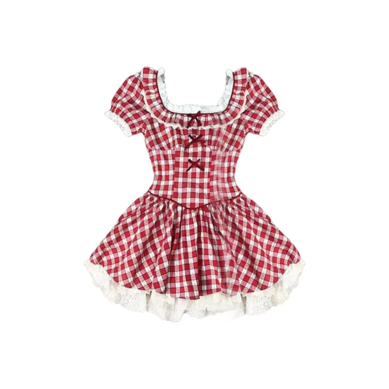 Peaches Peaches Short Sleeved Dress Women's-26