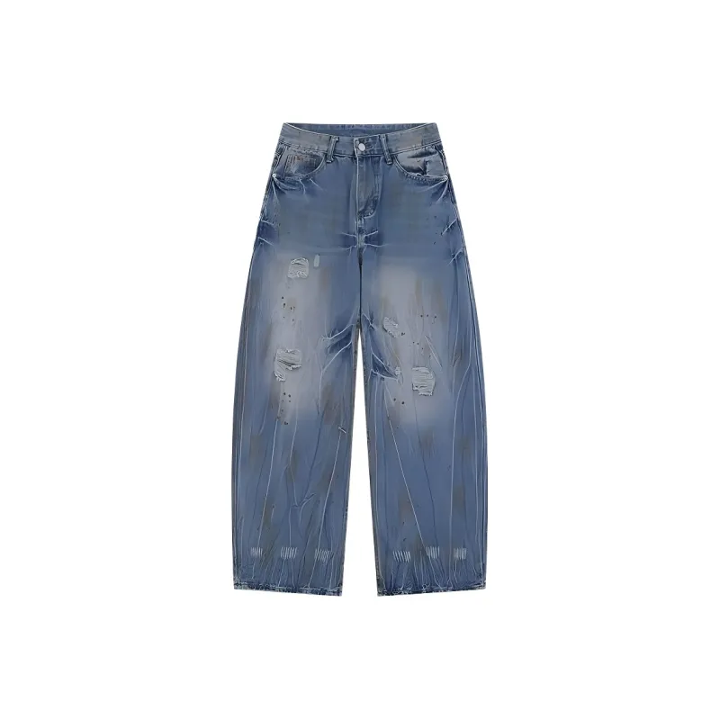 HKRXEC Jeans Men Blue-0