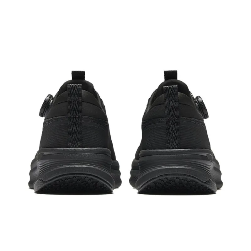 CHAOJIANTA Slip Resistant Cushioning And Breathable Low Top Casual Running Shoes Men's Black-3