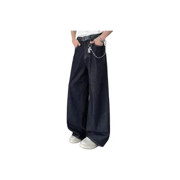 RAP PANDA Jeans Unisex Black
