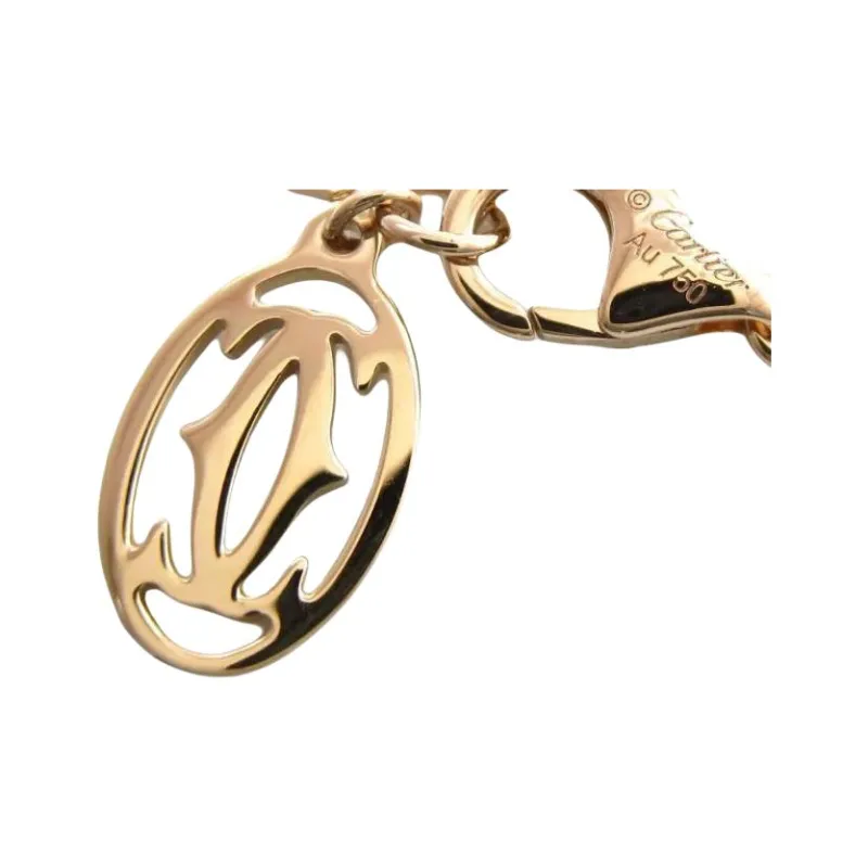 Cartier 2010s 18K Rose Gold C De Cartier Pearl Pendant Necklace-2