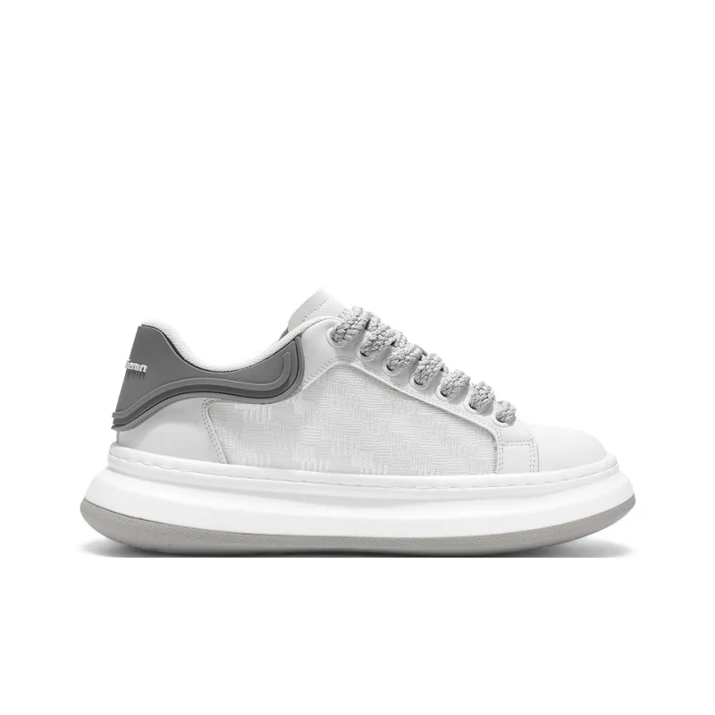 AD Slip Resistant Height Increasing Low Top Skateboard Shoes Men's-6