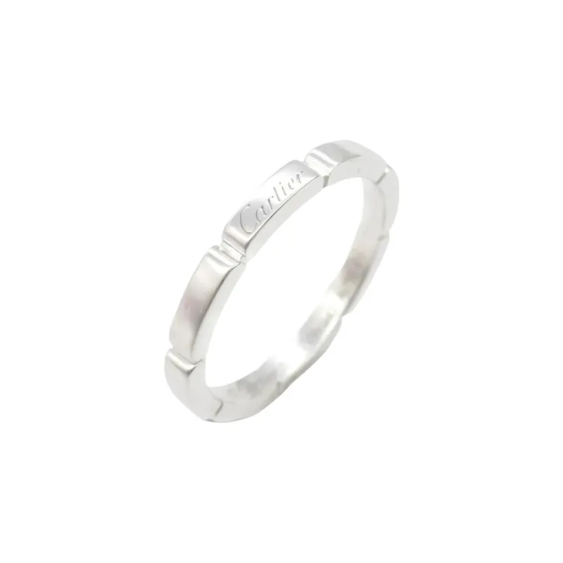 Cartier 2010s 18K White Gold Maillon Panthère Ring-2