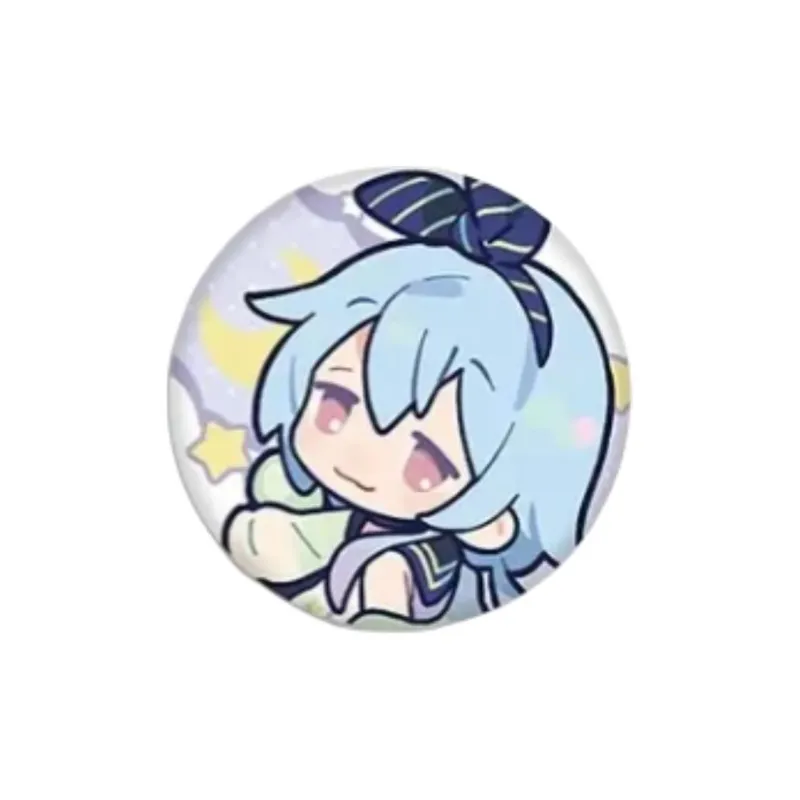 MINISO x Arknights Amiya, Able, Aqua Moon, Eyjafjalla Fleece Dream Conference Chibi Plush Badges-3