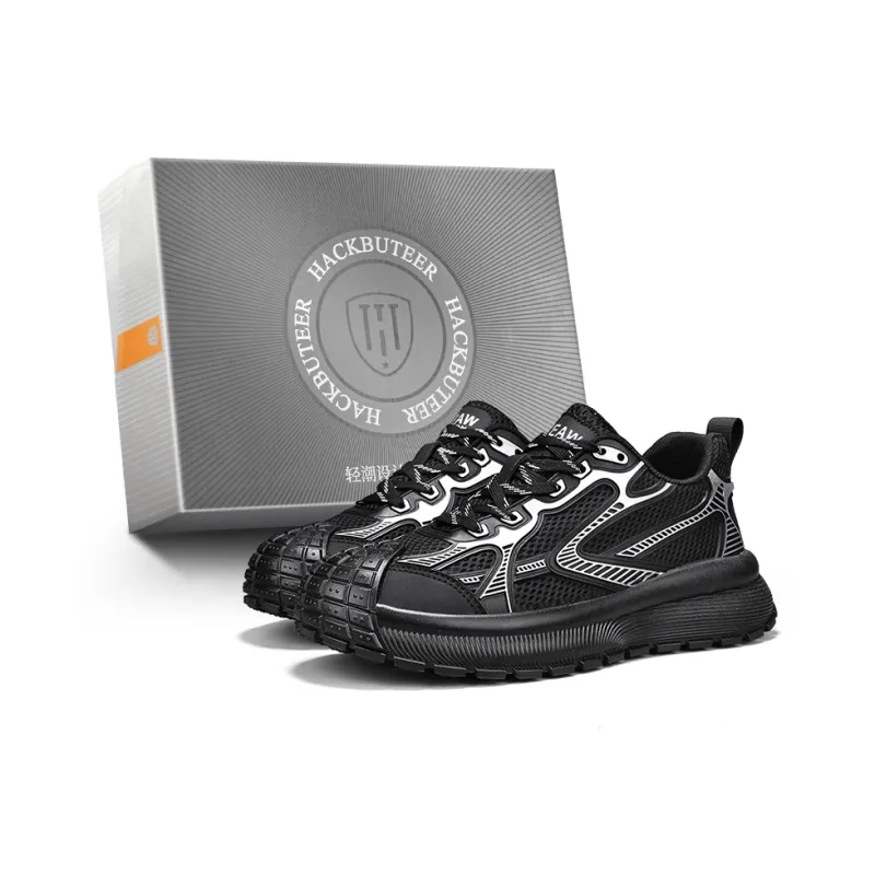 HACKBUTEER Low Top Chunky Sneakers Men's Box Included-5