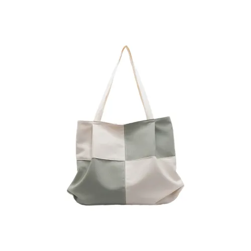 Parker Bear Canvas Shoulder Bag Regular Women's Green/Gray/Black