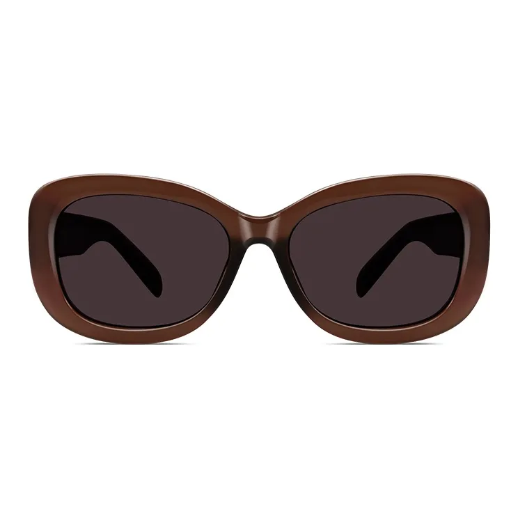 MK MINGKU TR/Memory Plastic Oval Sunglasses Unisex-3