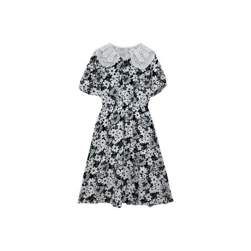 Icicofficial Short Sleeved Dress Women's