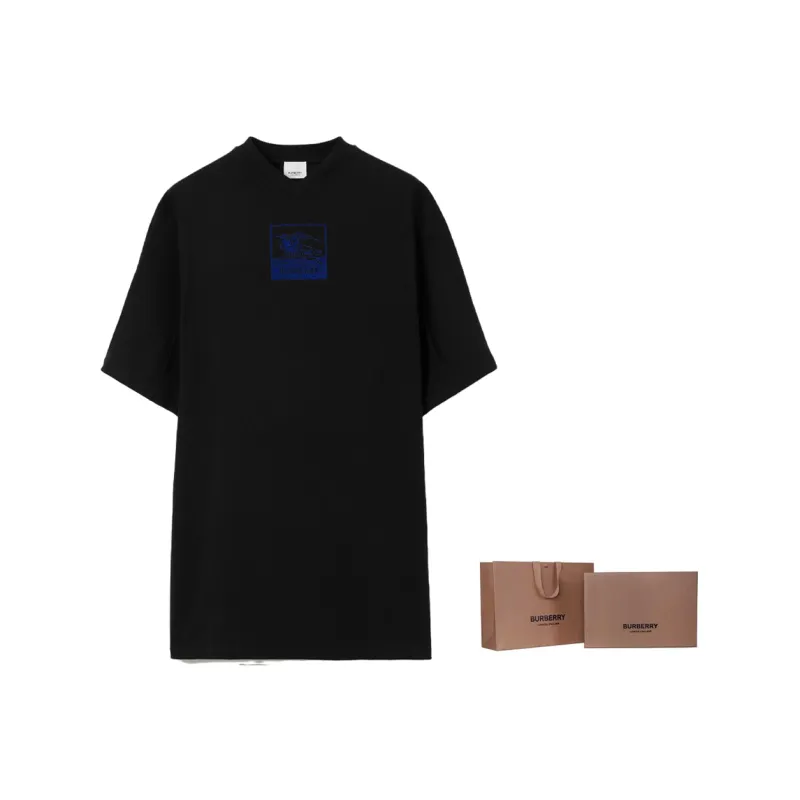 Burberry Short Sleeved Dress Women's Black-7