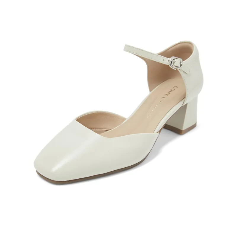 COMELY Chunky Heel High Heels Women's-1