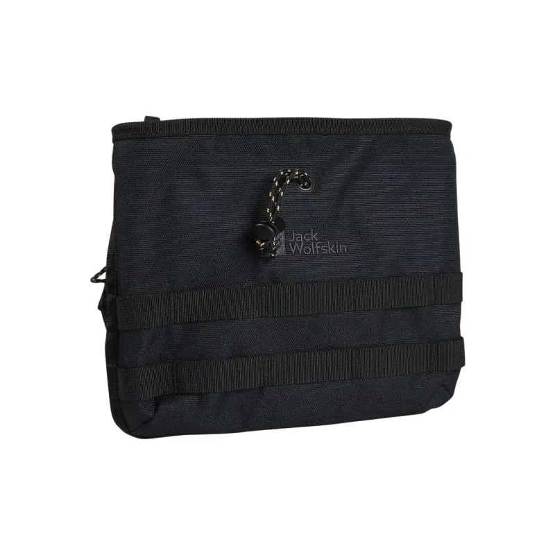 Jack Wolfskin Recycled Polyester Shoulder Bag Regular Men's Black-0