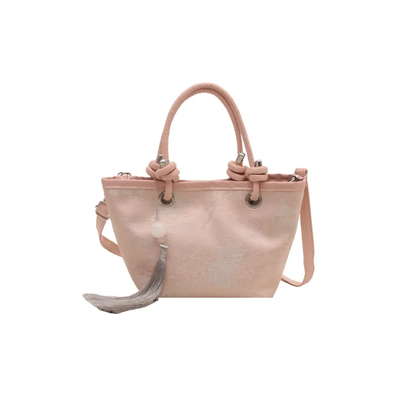 TOUTSEUL YOLO PU Shoulder Bag, Crossbody Bag, Handbag Women's Ecru/Pink/Khaki-5