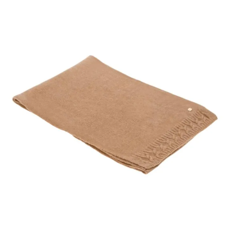 HELEN KAMINSKI Cashmere Knit Scarves Women's Brown-2