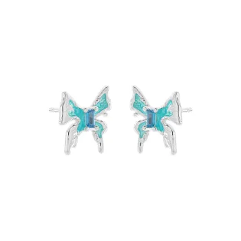 WEST ISLAND S925 Silver Stud Earrings Women's