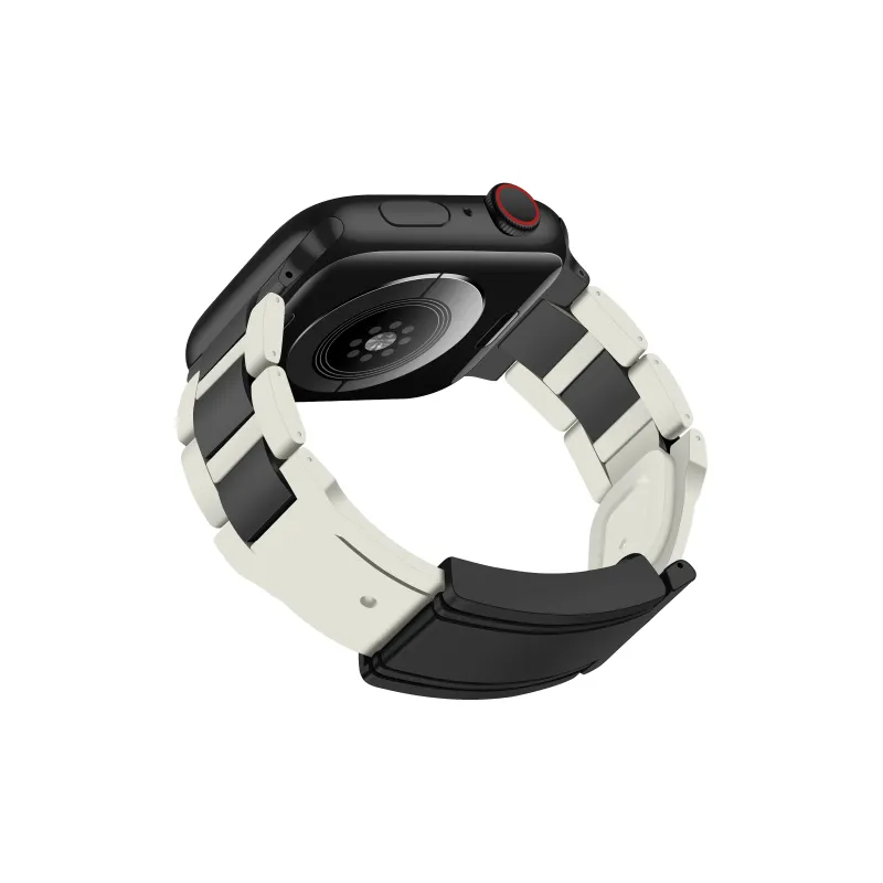 KVZUVUU Apple Compatibility Watch Band Stainless Steel, Rubber Material-25