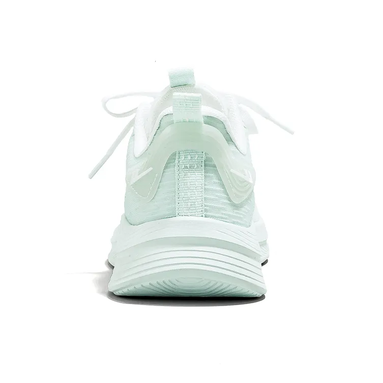 Warrior Low Top Running Shoes Women's White/Light Green-3