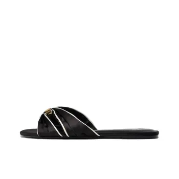 ZARA Slide Slippers Women's Black