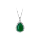 Trumpets, Waterdrop Chalcedony Necklace