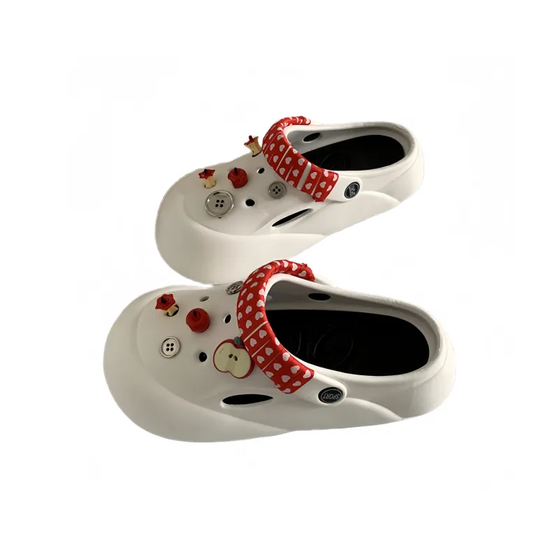 JINGEYU Summer Dopamine Dressing Style Mary Jane EVA Platform DIY Casual Sweet Style Lightweight-2
