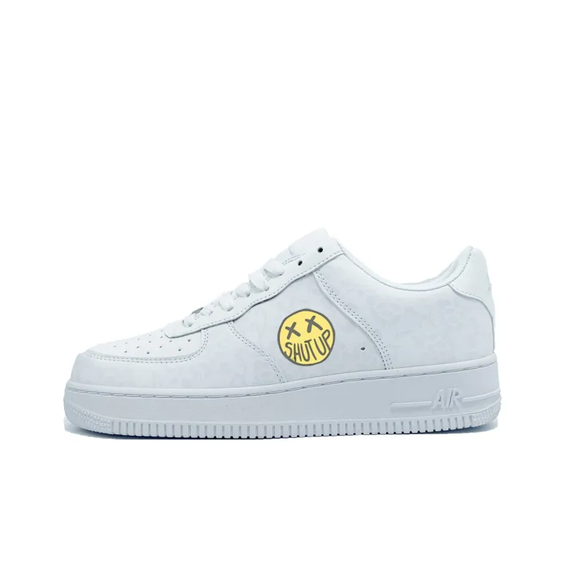 PAIN OR PLEASURE Low Top Skateboard Shoes Unisex Heather White-0