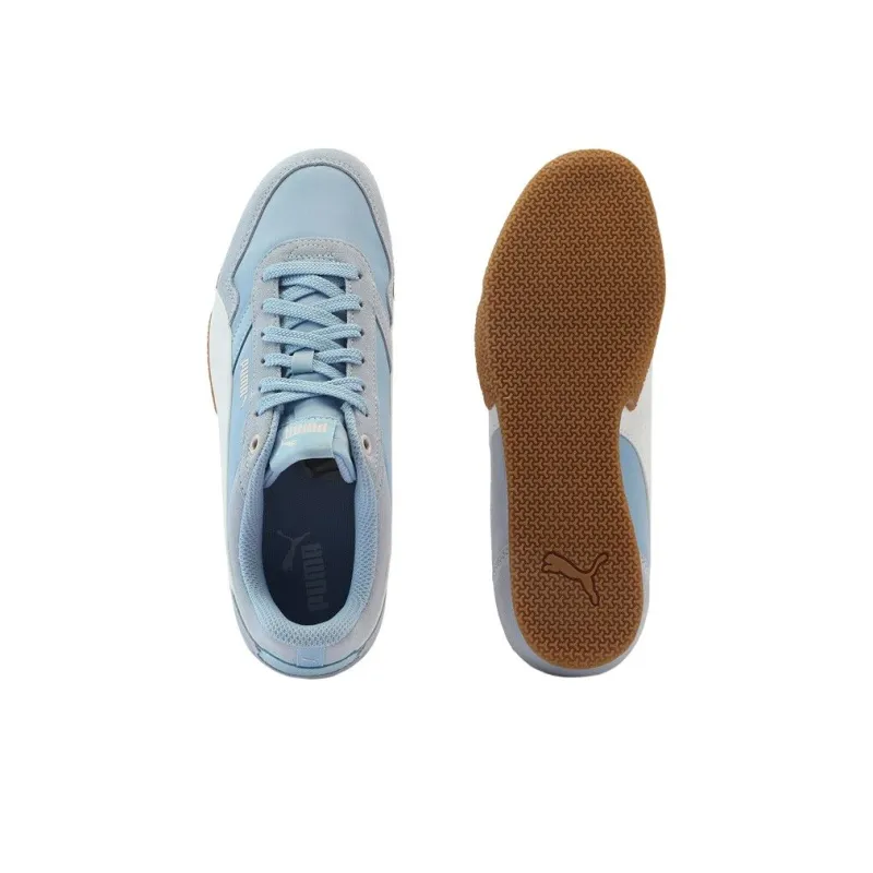 PUMA BELLA DONNA Anti Slip Wear Resistant Low Top Skateboard Shoes Women's Blue White-4