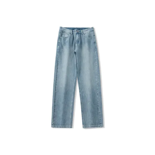SNOW FLYING Jeans Unisex Light Blue