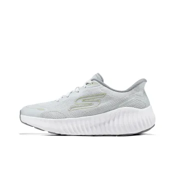 Skechers Women's GO Series Breathable Lightweight Rebound Low Top Running Shoes Women's Gray