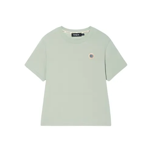Desigual T Shirts Women's Sage Green