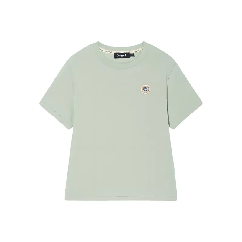 Desigual T Shirts Women's Sage Green-0
