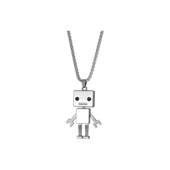 ALIEN BANG Titanium Steel Necklaces Unisex