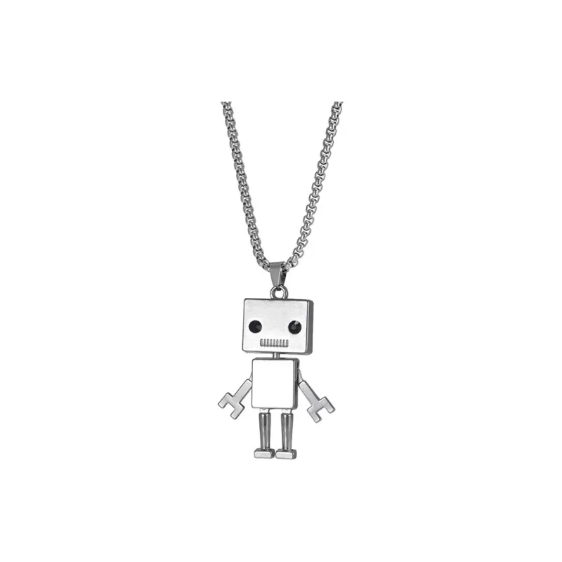 ALIEN BANG Titanium Steel Necklaces Unisex-0