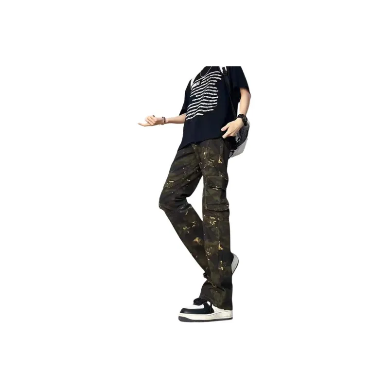 HANDAIWEI Cargo Pants Unisex Camouflage-0