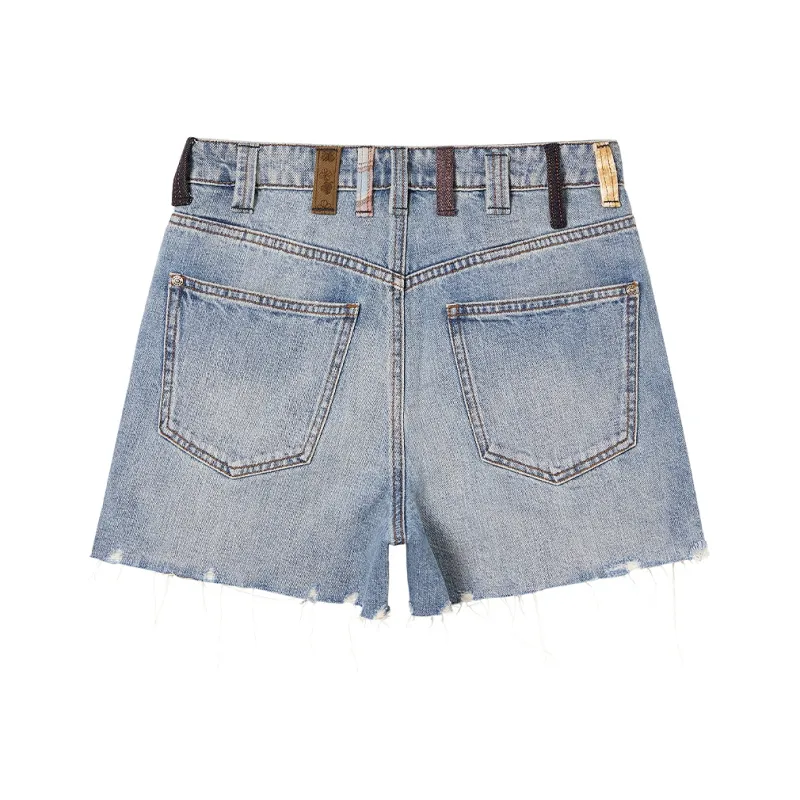 Miss Sixty Denim Shorts Women's Light Blue-1
