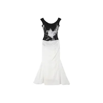 KYKW Sleeveless Dresses Women's Black/White