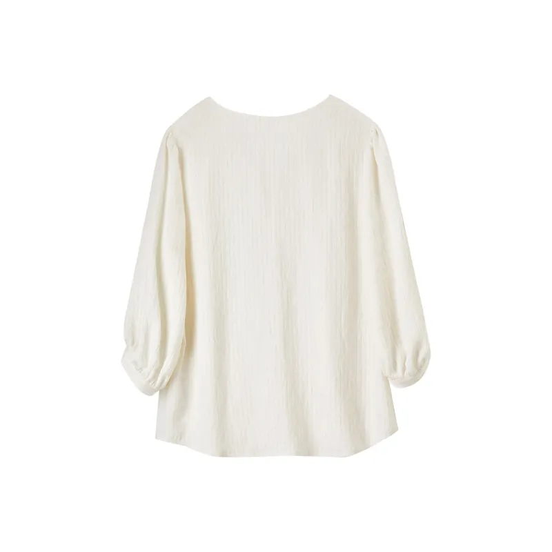 SENTUBILA Shirts Women's Light Apricot-1