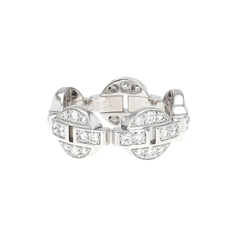 Cartier Pre owned 18kt White Gold Himalia Diamond Ring-0