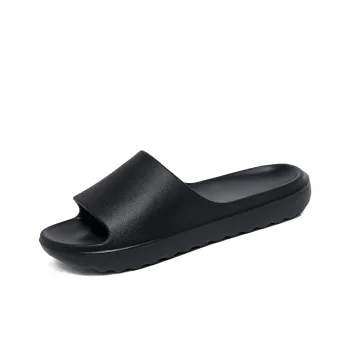 CariteSport EVA Quiet Slip Resistant Odor Resistant Abrasion Resistant Quick Dry Cushioning Slide Slippers Unisex