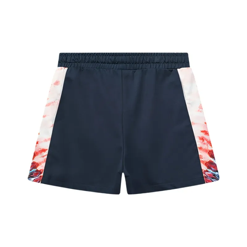 FILA Casual Shorts Women's Navy Sea Blue-1