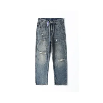 SNOW FLYING Jeans Unisex Light Cyan
