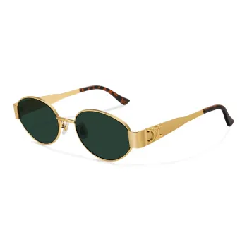 MK MINGKU Alloy Oval Sunglasses Unisex