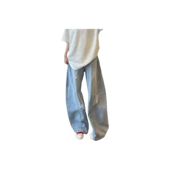 NOWSTIME Jeans Unisex Light Blue