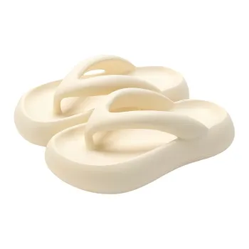Ke Jiayi Slip Resistant Slippers Summer Squashy And Bouncy Feeling Platform Home Slippers