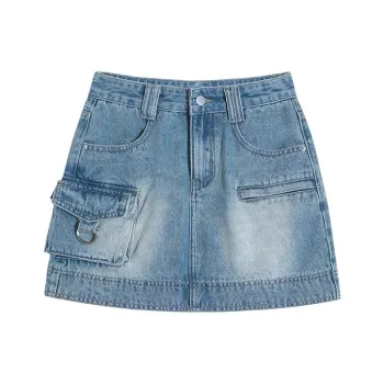 YINLEI Denim Short Skirts Women's