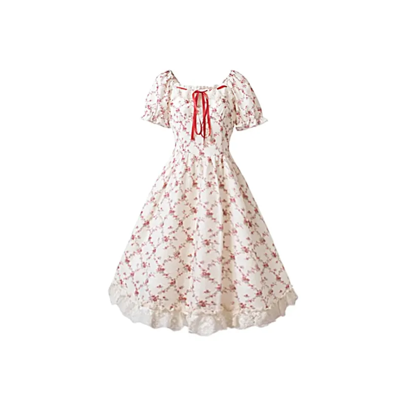 Peaches Peaches Short Sleeved Dress Women's-14