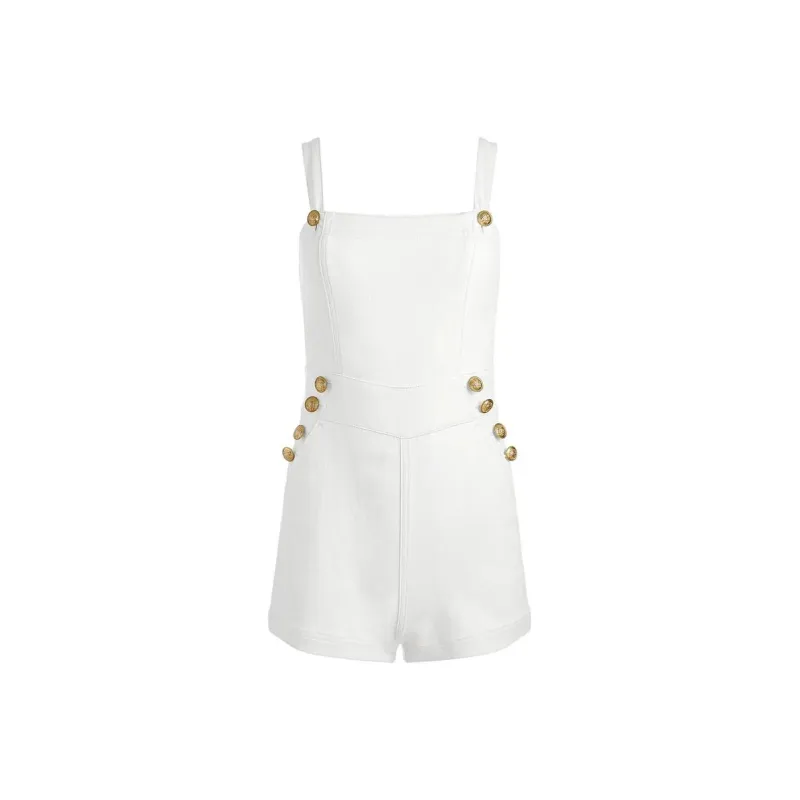ALICE+OLIVIA Jumpsuits Women's Gray White-0